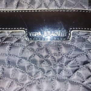 Vera Bradley Black Quilted Clutch Bag